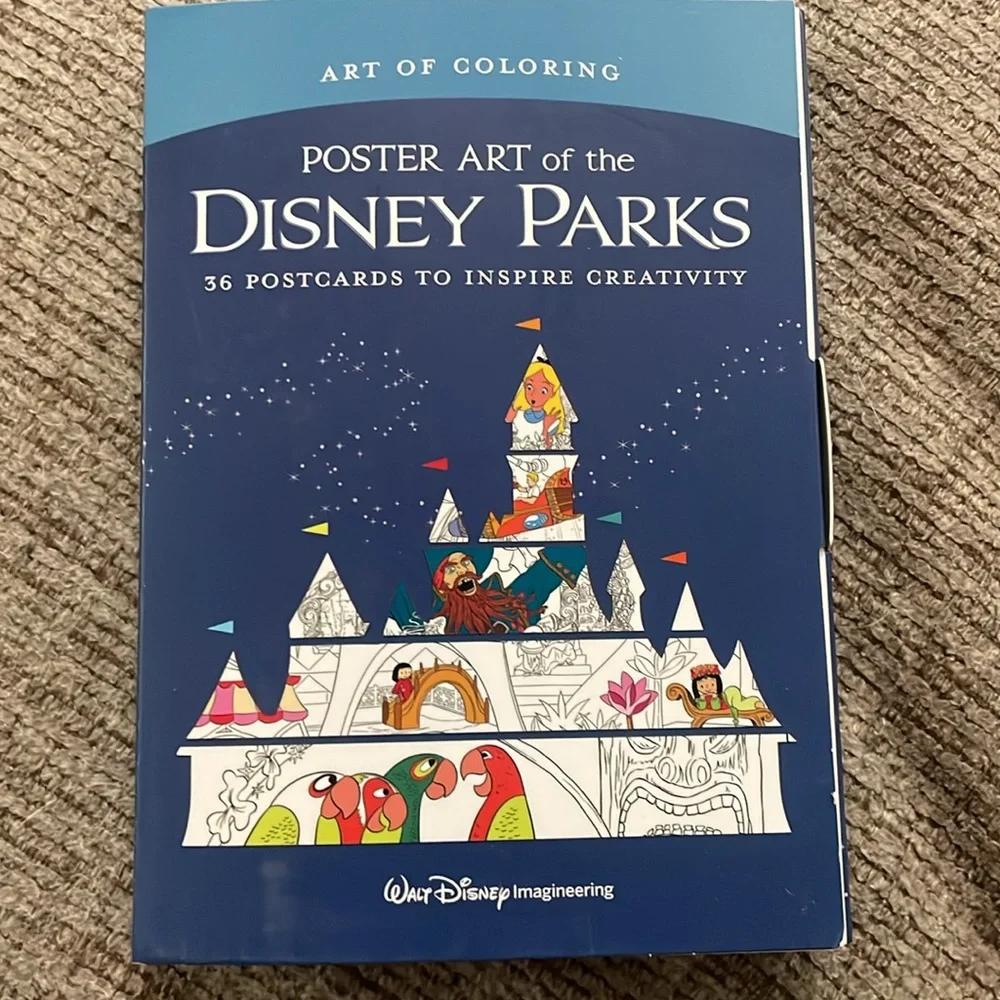 Disney Dreams Collection & Poster Art of the Disney Parks Coloring Books - Picture 2 of 2